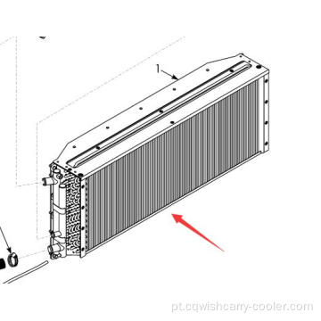 Kit de radiador do condensador de bobina Thermo King 672436